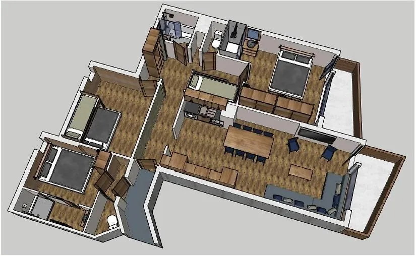 Appartement Skis Aux Pieds - 9 Personnes - Val Thorens Frankrijk